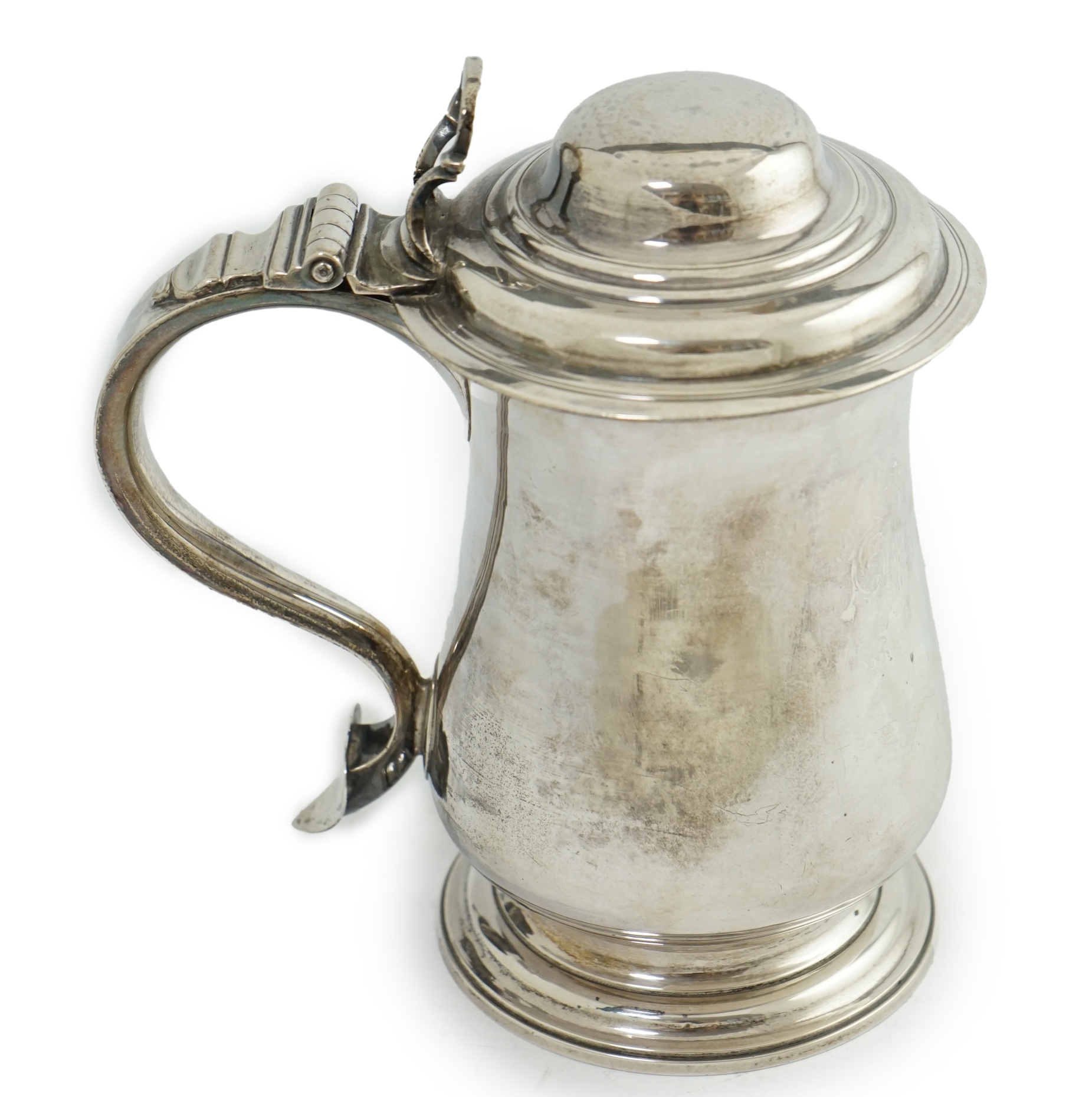 A George III silver tankard, by Charles Wright